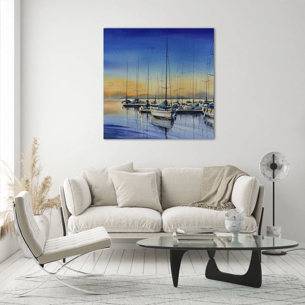 Obraz na szkle - Koniec dobrego dnia - 60x60 cm