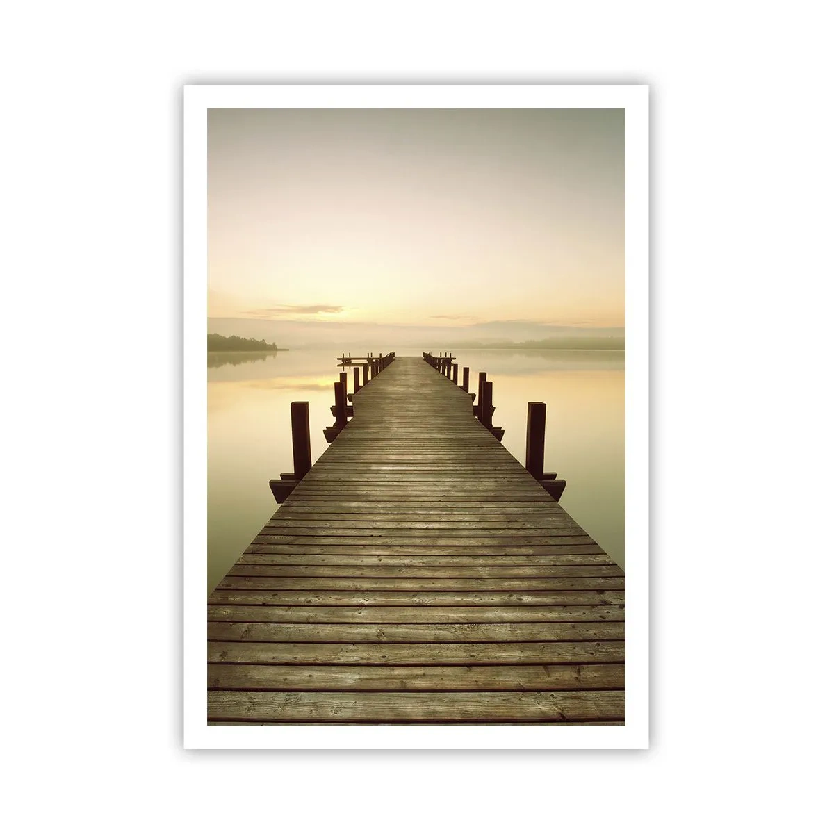 Plakat - Przedświt, świtanie, światło - 70x100 cm