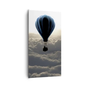 Obraz na płótnie - Wędrowiec ponad chmurami - 65x120 cm