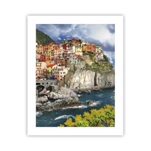 Plakat - Gromadka przytulona do skał - 40x50 cm