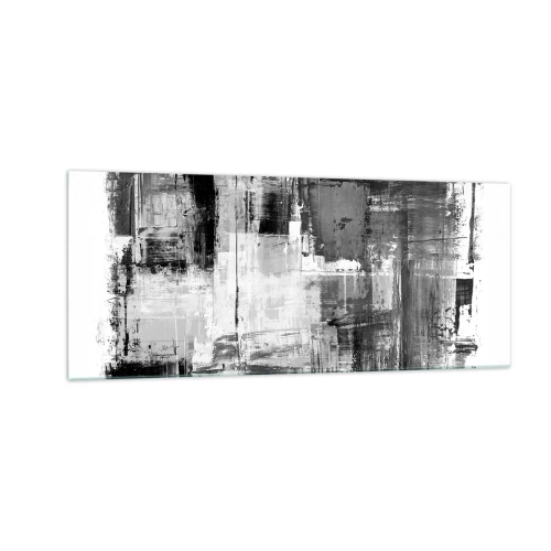Obraz na szkle - Szare jest piękne - 100x40 cm