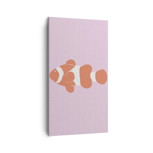 Obraz na płótnie - W koralu jej do twarzy i do ogona - 45x80 cm