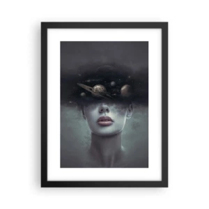 Plakat w czarnej ramie - A planety szaleją… - 30x40 cm