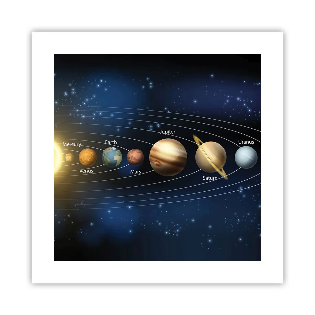 Plakat - Jedna z dziesięciu - 40x40 cm