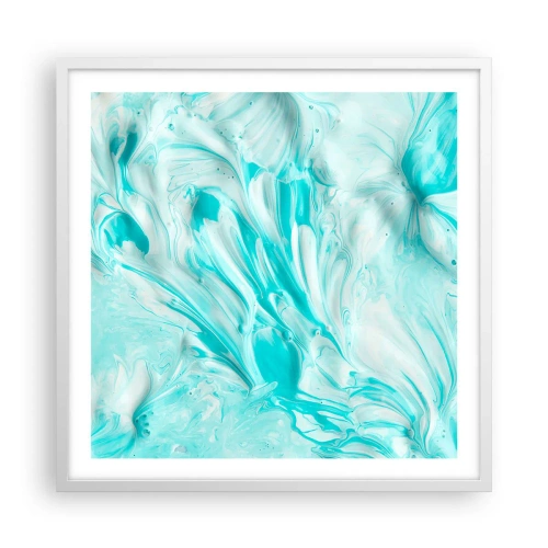 Plakat w białej ramie - Na zawsze razem - 60x60 cm