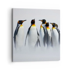 Obraz na płótnie - Spotkanie w wieczorowych strojach - 70x70 cm