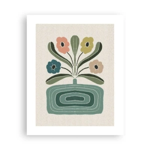 Plakat - Bukiet symetryczny - 40x50 cm