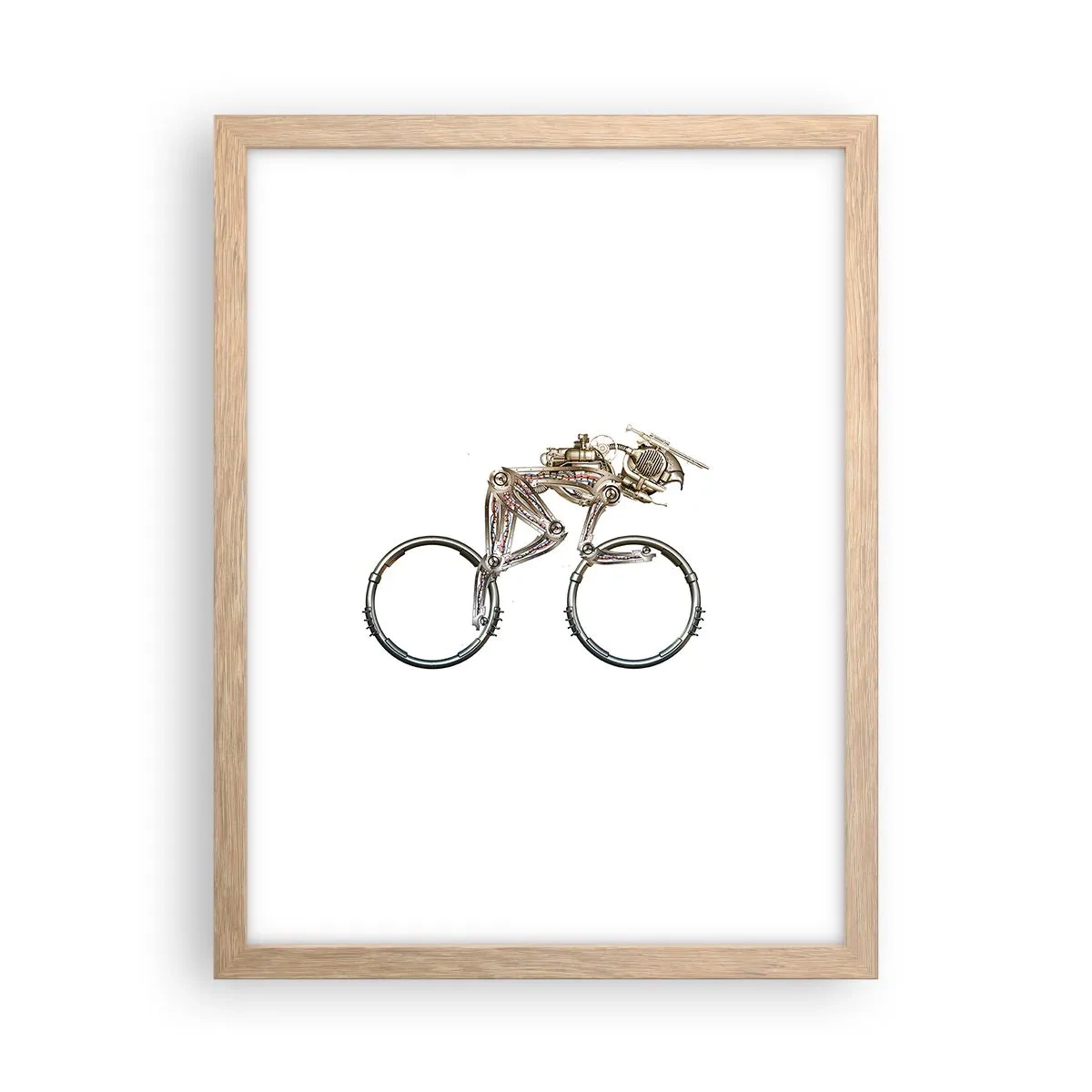 Plakat w ramie jasny dąb - Wspaniała maszyna - 30x40 cm