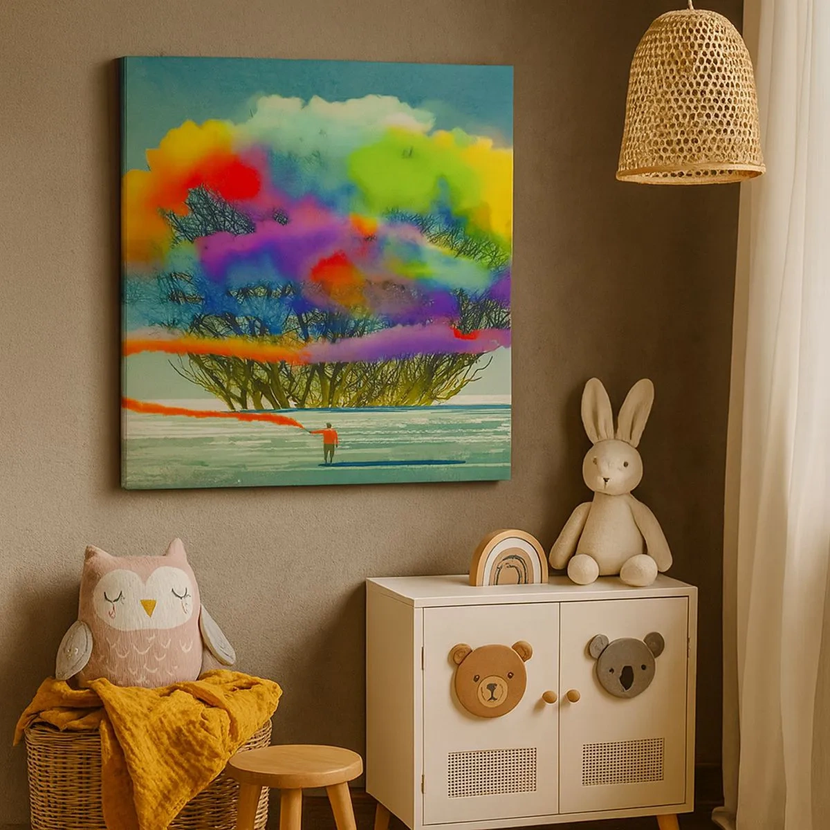 Obraz na płótnie - Ożywić ten świat - 30x30 cm