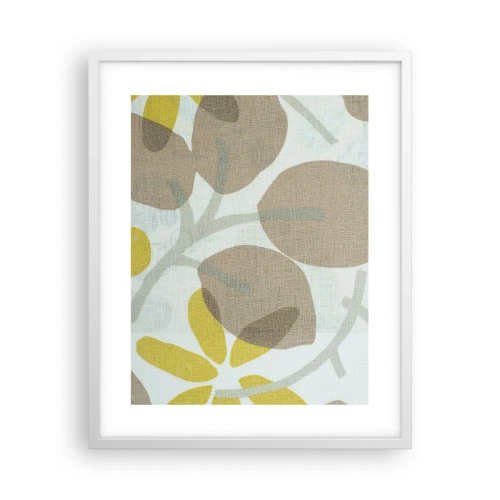 Plakat w białej ramie - Kompozycja w pełnym słońcu - 40x50 cm