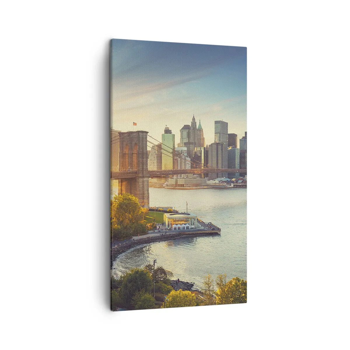 Obraz na płótnie - Wielkomiejski świt - 45x80 cm