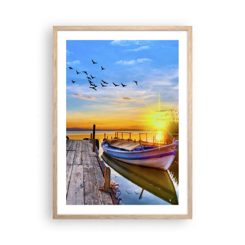 Plakat w ramie jasny dąb - Do widzenia, do jutra - 50x70 cm