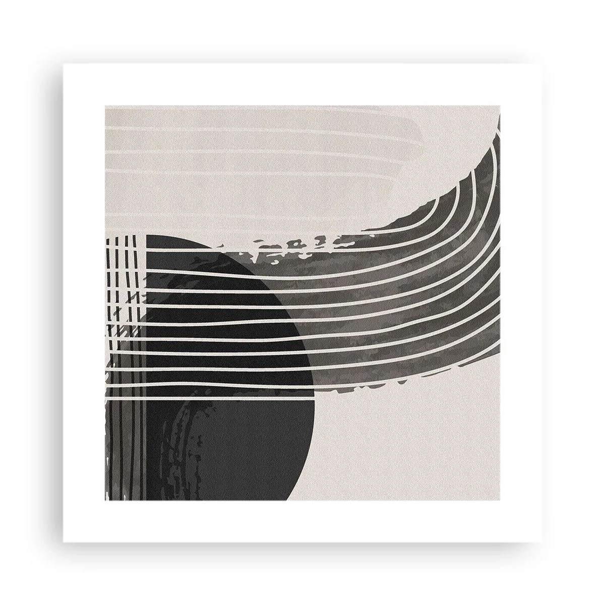 Plakat - Tam i z powrotem - 40x40 cm