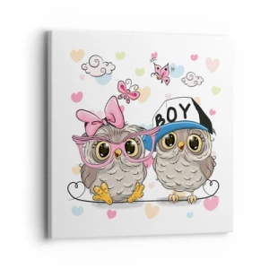 Obraz na płótnie - Kochajmy się! - 30x30 cm