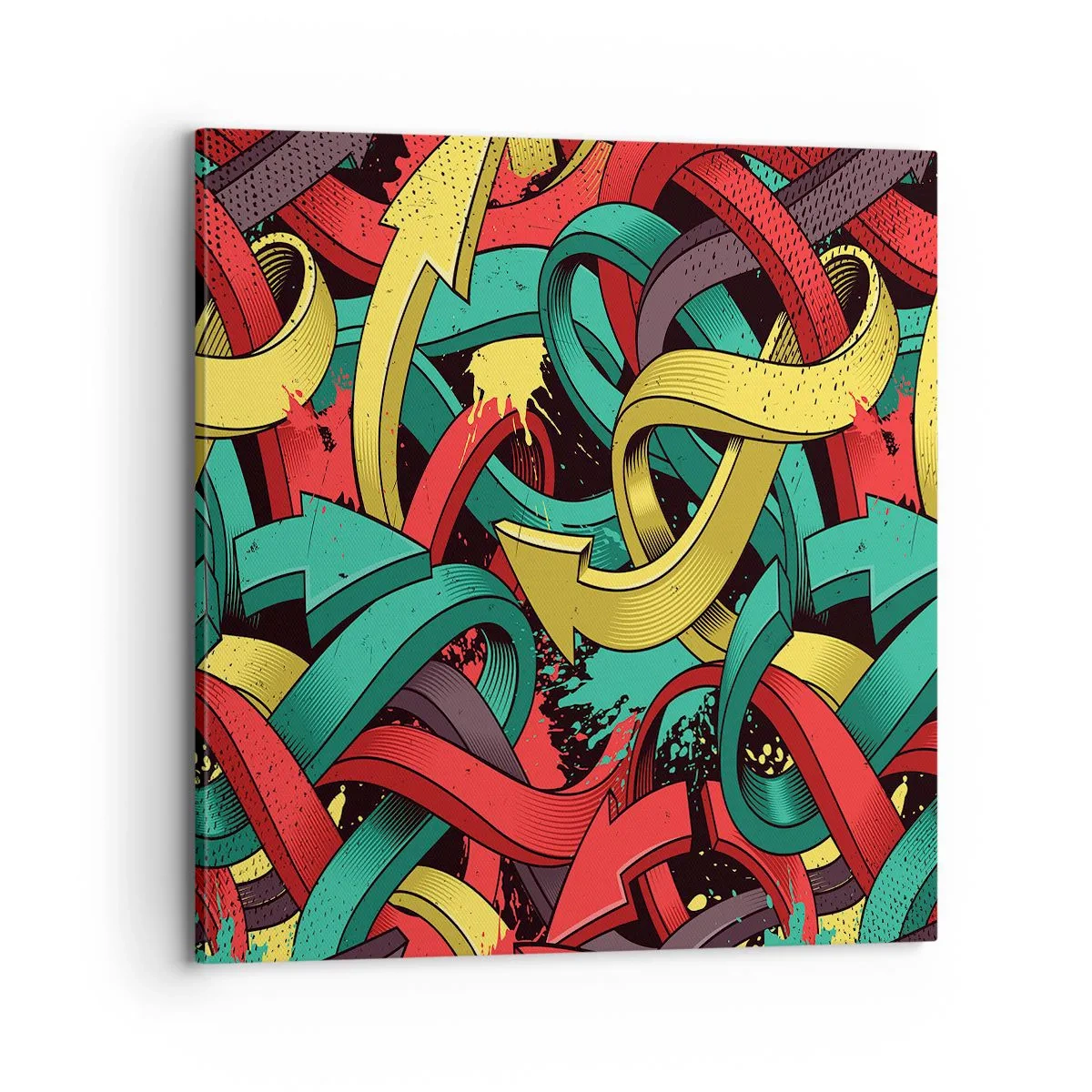 Obraz na płótnie - Którędy do celu? - 70x70 cm