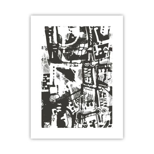 Plakat - Porządek czy chaos? - 30x40 cm
