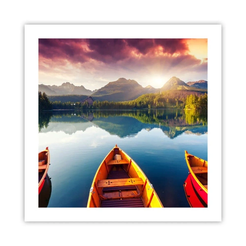 Plakat - Nic przeciw naturze - 50x50 cm