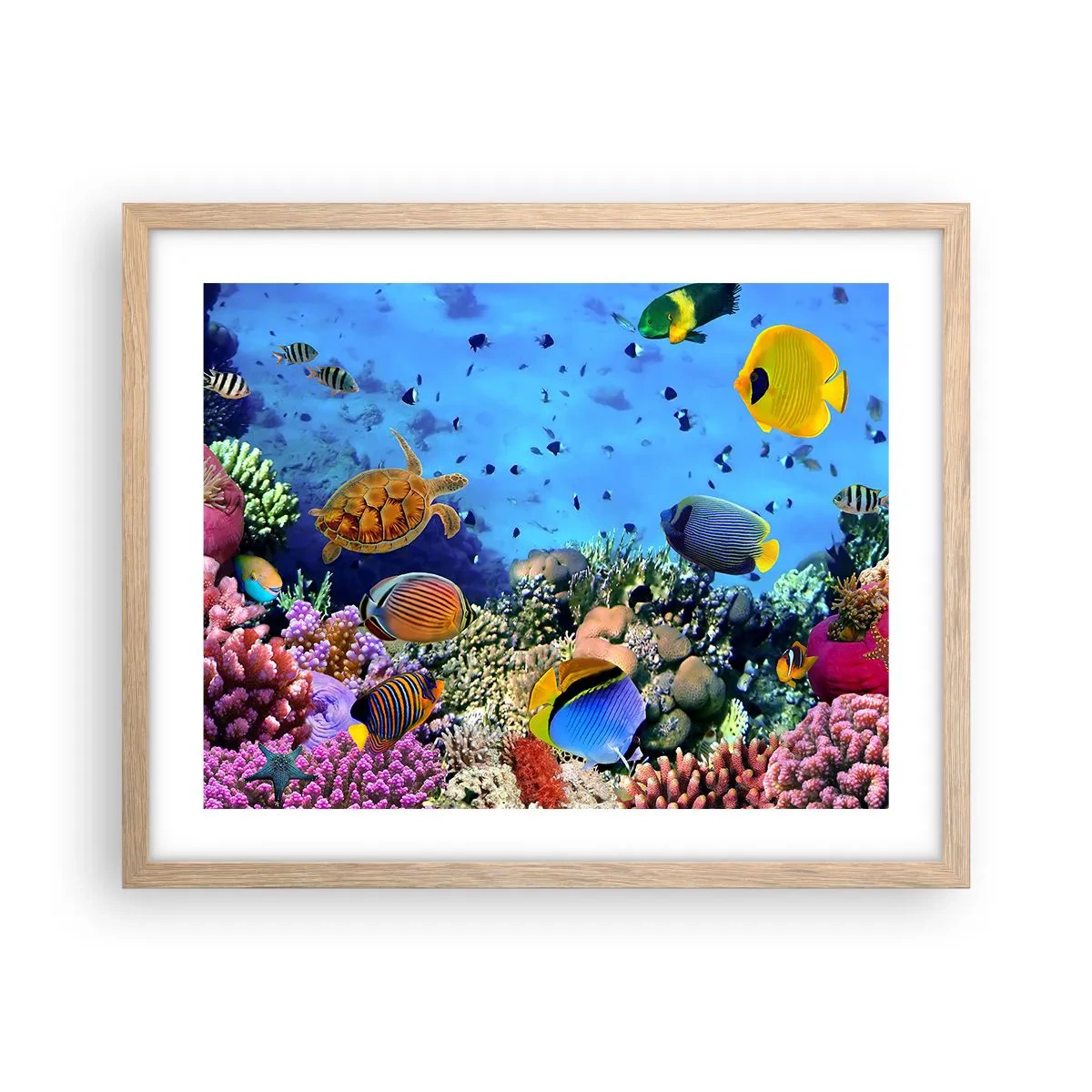 Plakat w ramie jasny dąb - I co my wiemy o życiu... - 50x40 cm