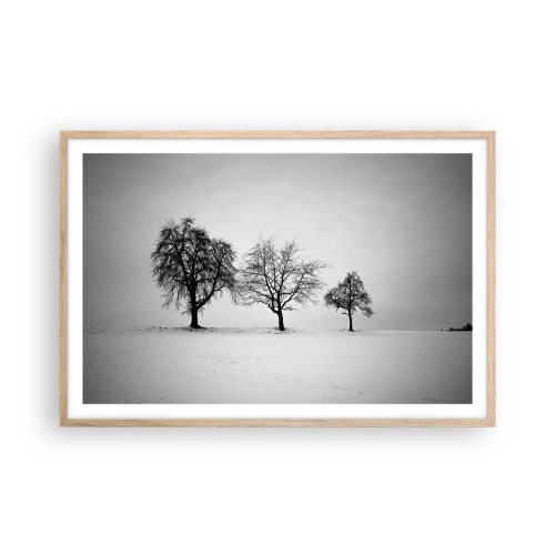 Plakat w ramie jasny dąb - O czym śnią? - 91x61 cm