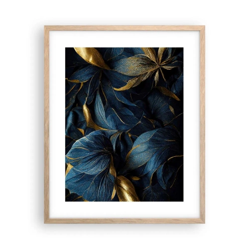 Plakat w ramie jasny dąb - Złotem podszyte - 40x50 cm