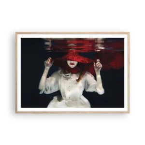 Plakat w ramie jasny dąb - Dziwożona - 100x70 cm