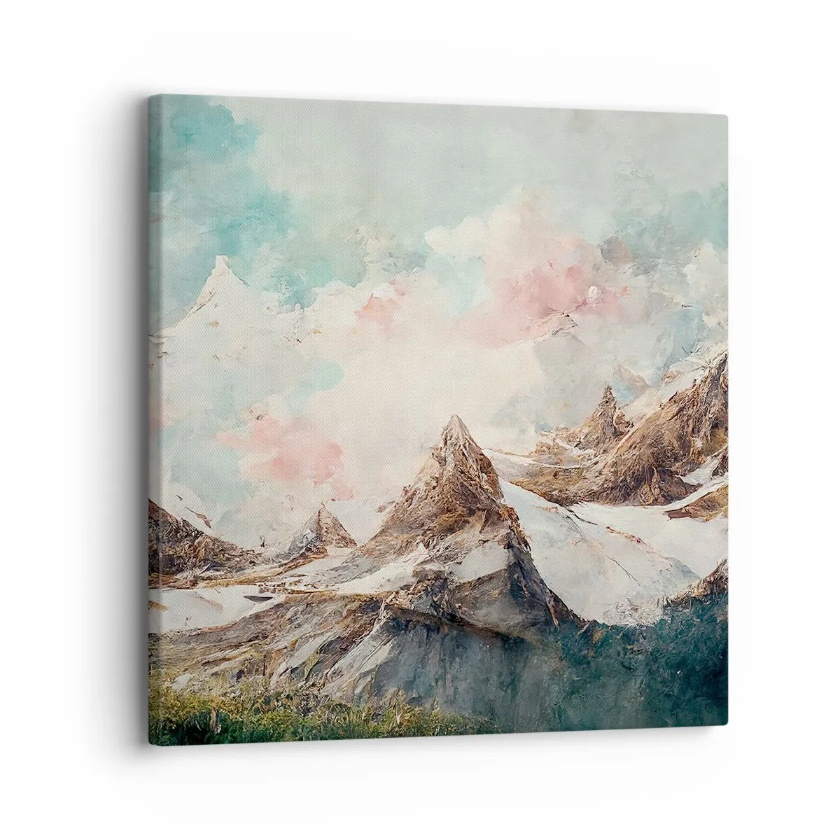 Obraz na płótnie - Skalne ostrza - 30x30 cm