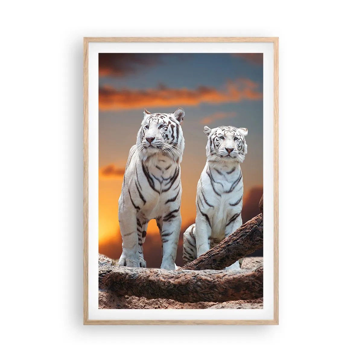Plakat w ramie jasny dąb - Zupełnie jak w Narni - 61x91 cm