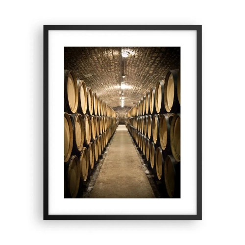 Plakat w czarnej ramie - W murowanej piwnicy - 40x50 cm