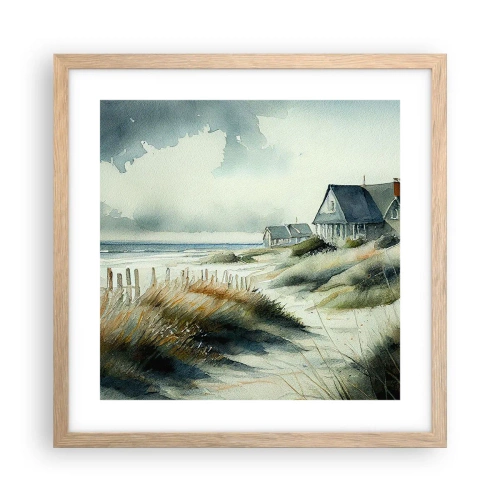 Plakat w ramie jasny dąb - Z dala od zgiełku - 40x40 cm