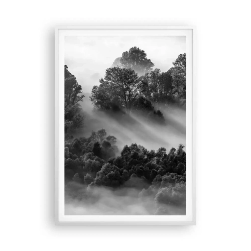 Plakat w białej ramie - Wstający ze snu - 70x100 cm