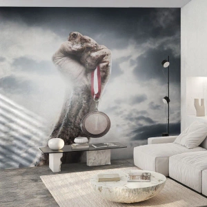 Fototapeta Premium Sand - Per aspera ad astra - Sport, Medal Sportowy, 3D - 150x105 cm