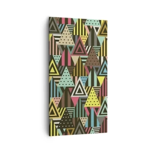 Obraz na płótnie - W rytmie na trzy - 55x100 cm