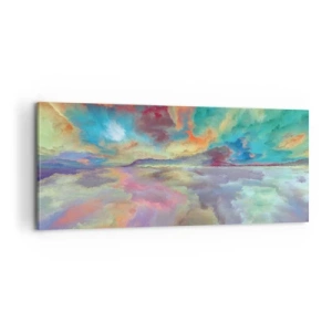 Obraz na płótnie - Dwa nieba - 100x40 cm