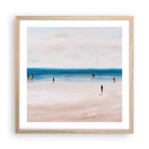 Plakat w ramie jasny dąb - Naturalna potrzeba - 50x50 cm