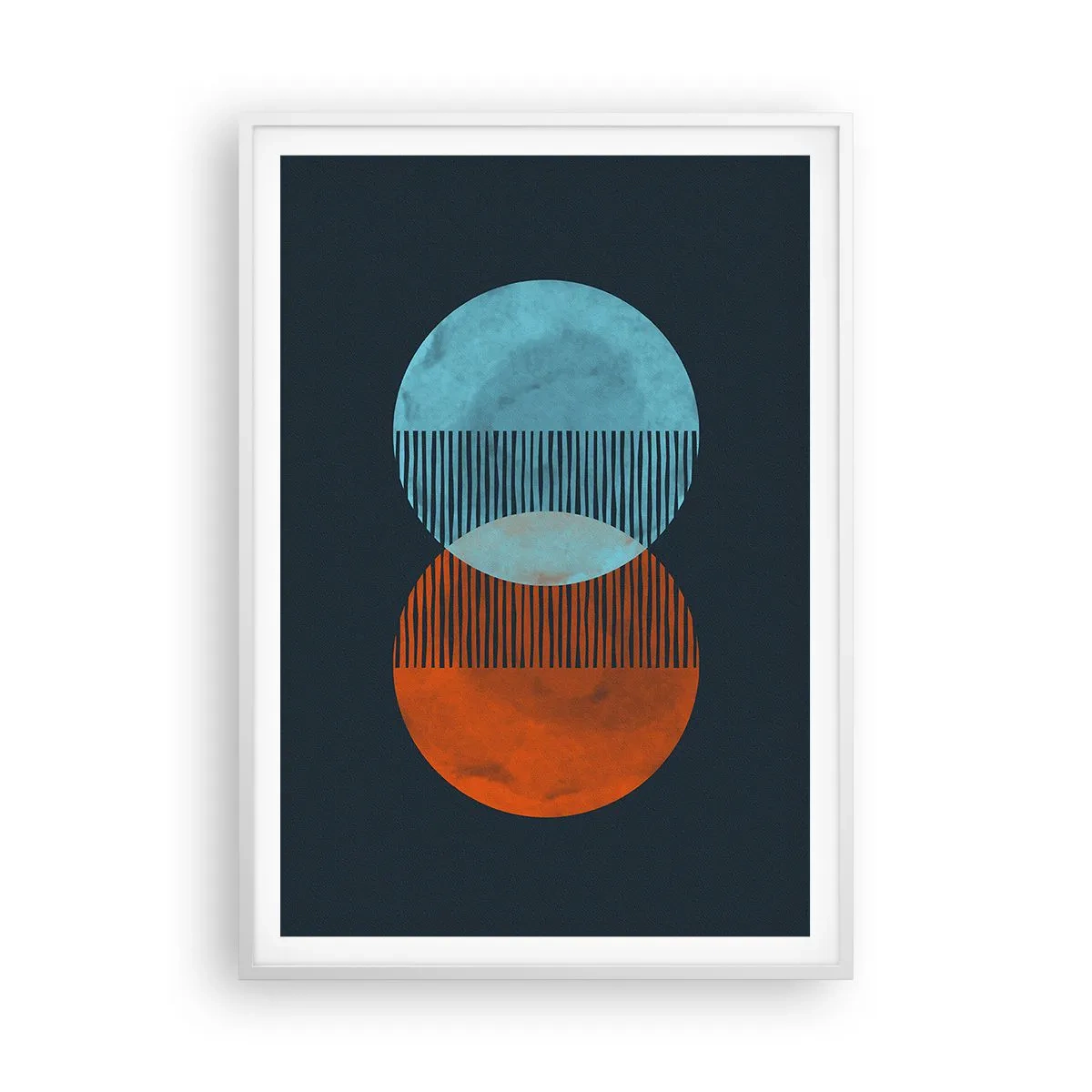 Plakat w białej ramie - Astronomiczna fantazja - 70x100 cm