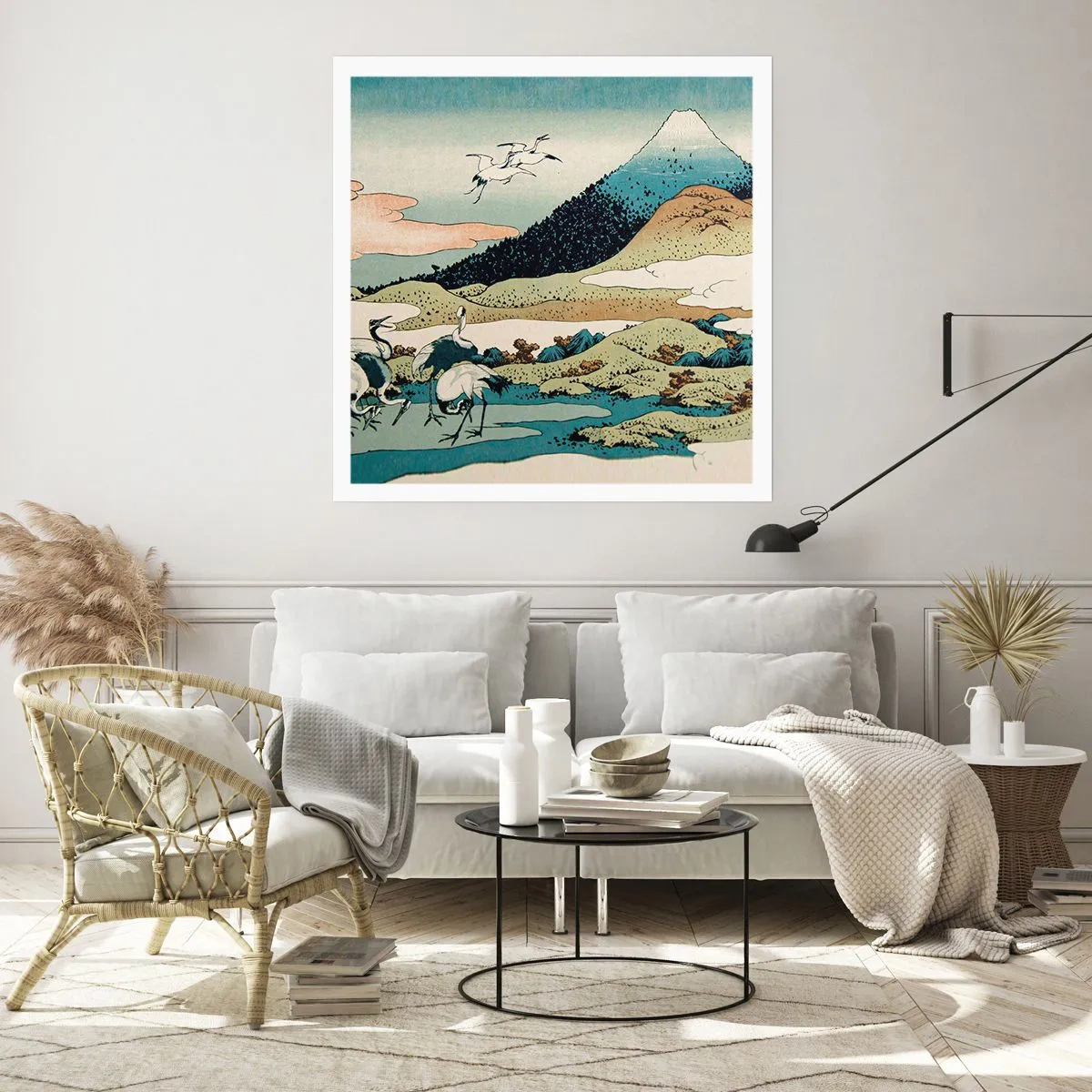 Plakat - W japońskim duchu - 60x60 cm