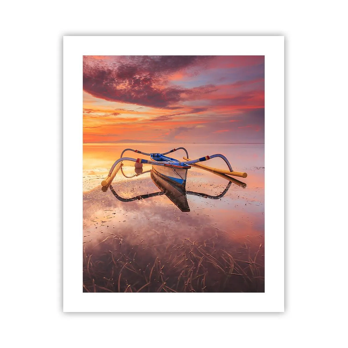 Plakat - Spokój tropikalnego wieczoru - 40x50 cm