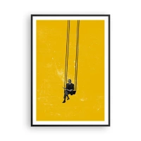 Plakat w czarnej ramie - Dzień jak co dzień - 70x100 cm