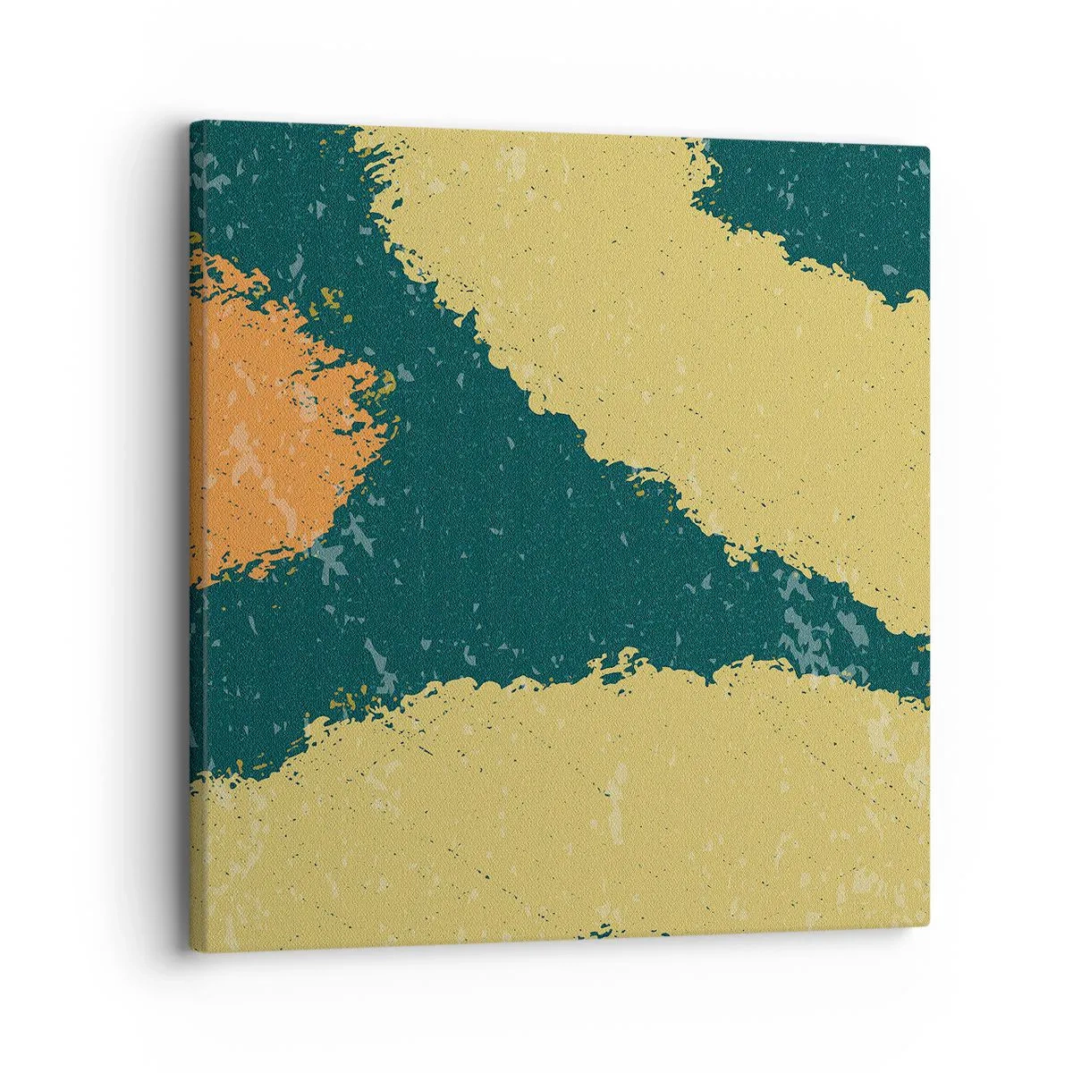 Obraz na płótnie - Abstrakcja – powolnym ruchem - 30x30 cm