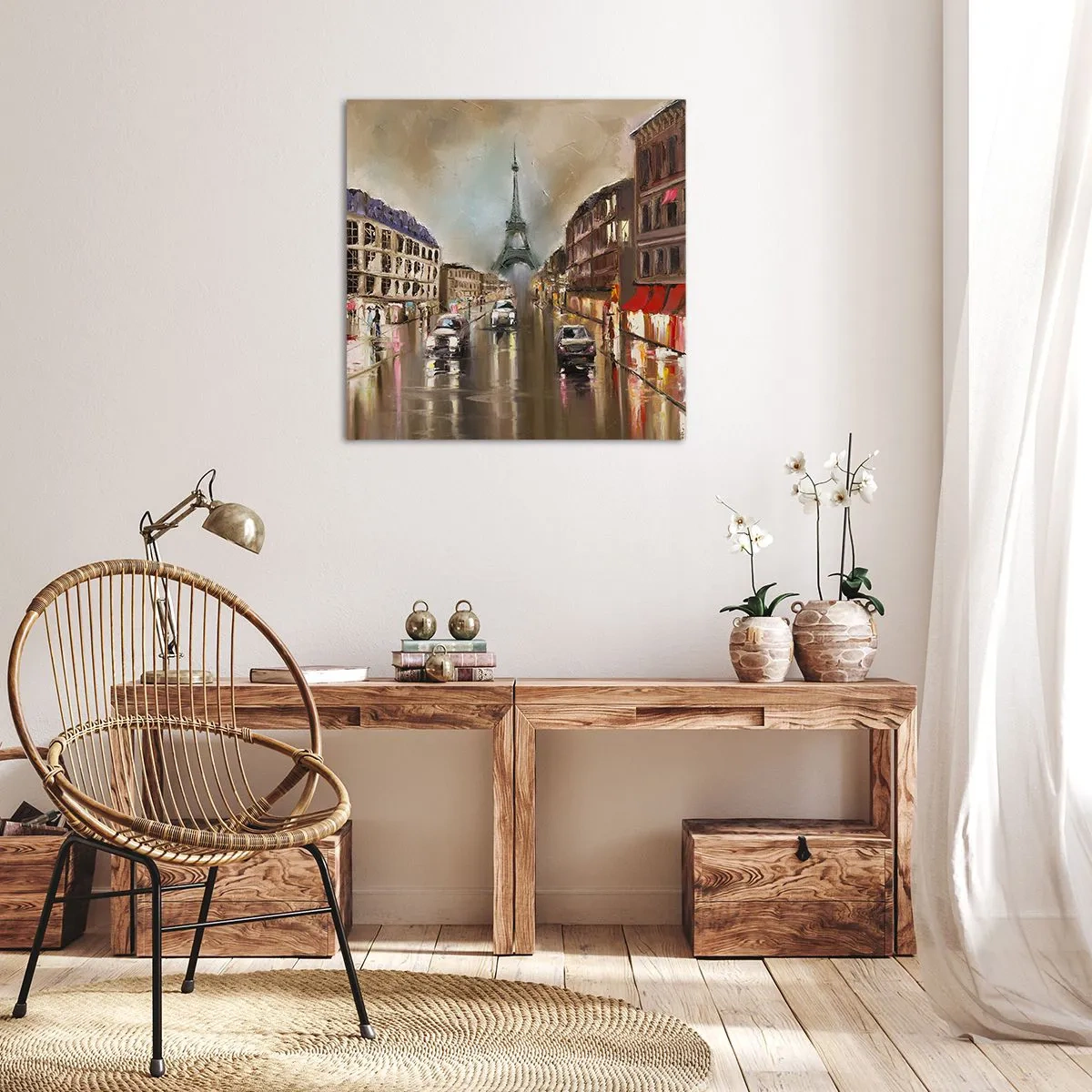 Obraz na płótnie - Liczy się tylko ona - 40x40 cm