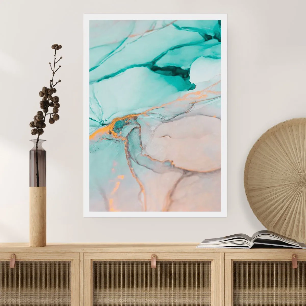 Plakat - Taniec kształtów i barw - 30x40 cm