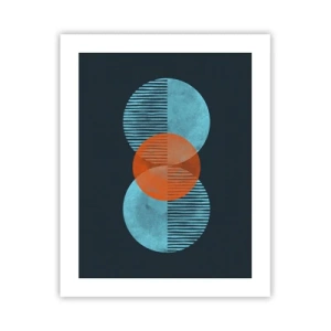 Plakat - Kompozycja symetryczna - 40x50 cm