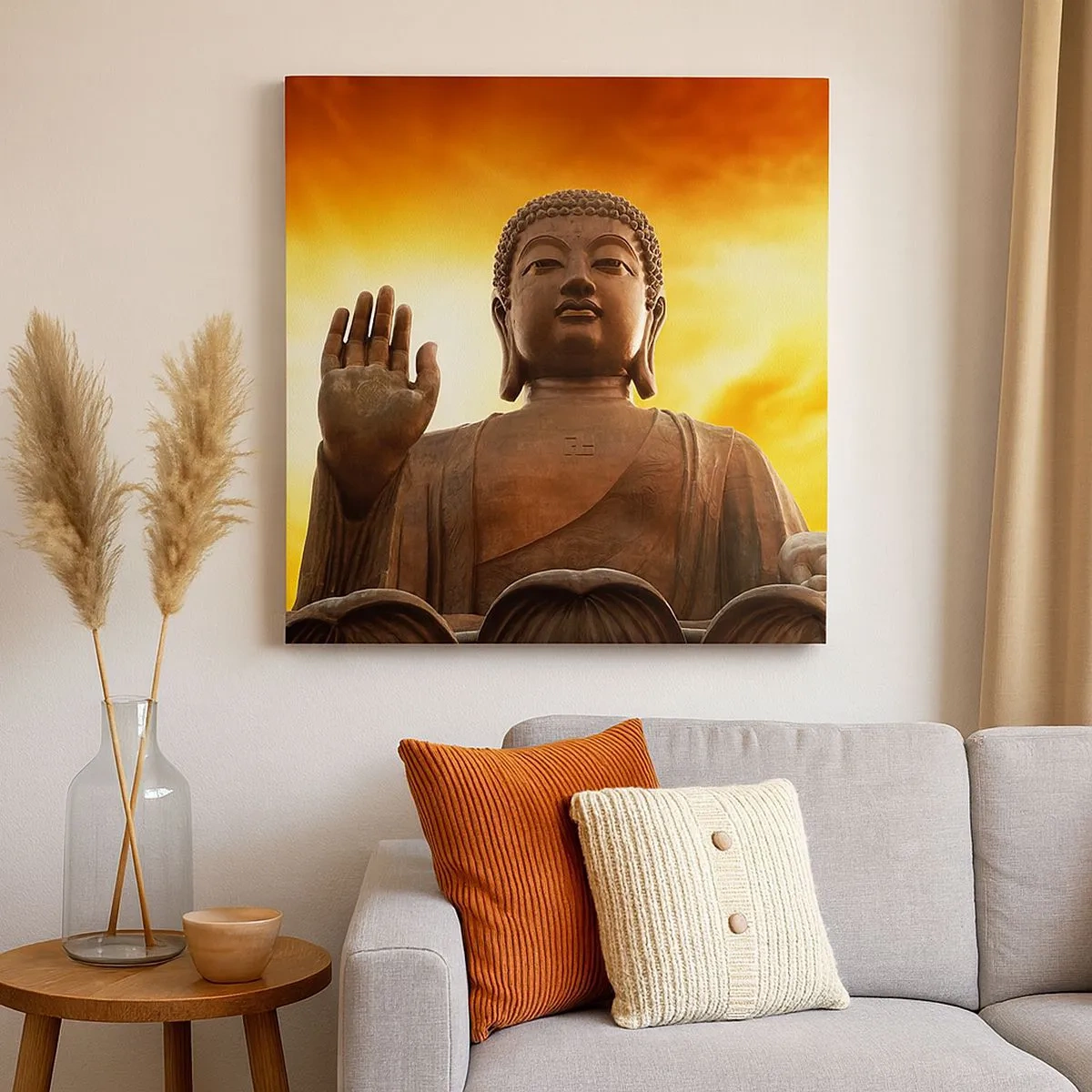 Obraz na płótnie - Spokój świata - 30x30 cm