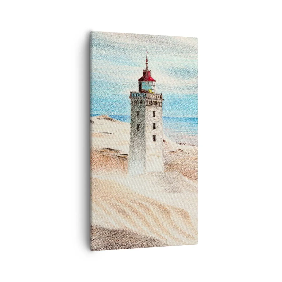 Obraz na płótnie - Zawsze wpatrzona w morze - 55x100 cm