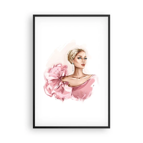 Plakat w czarnej ramie - Jak  malowana… - 61x91 cm