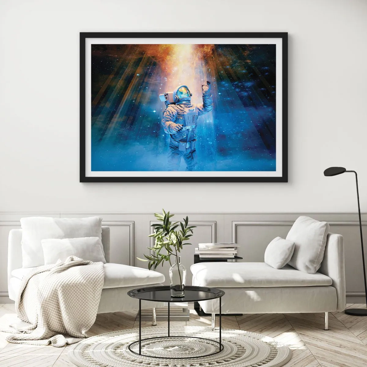 Plakat w czarnej ramie - Wreszcie u celu - 40x30 cm