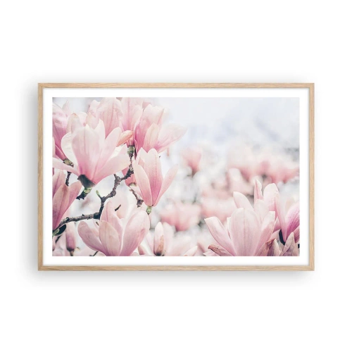 Plakat w ramie jasny dąb - Ideał subtelności - 91x61 cm