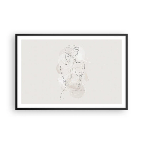 Plakat w czarnej ramie - Jak czuły instrument - 91x61 cm