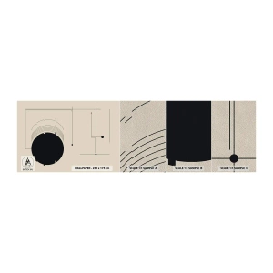 Fototapeta Próbka Premium Sand - Sprężysta i dynamiczna kompozycja - Geometryczny, Minimalizm, Estetyczny - 100x30 cm