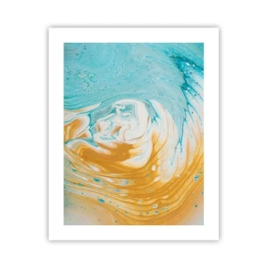 Plakat - Pastelowy wir - 40x50 cm